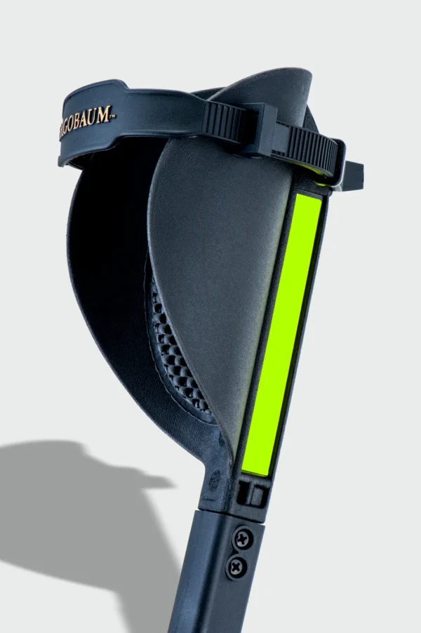 Muletas para adultos Ergobaum Carbon Fiber Black Mamba (par) - Imagen 2
